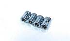 Valve Stem Air Caps Chrome Set of 4 for Tire Wheel (Universal) (—–—)