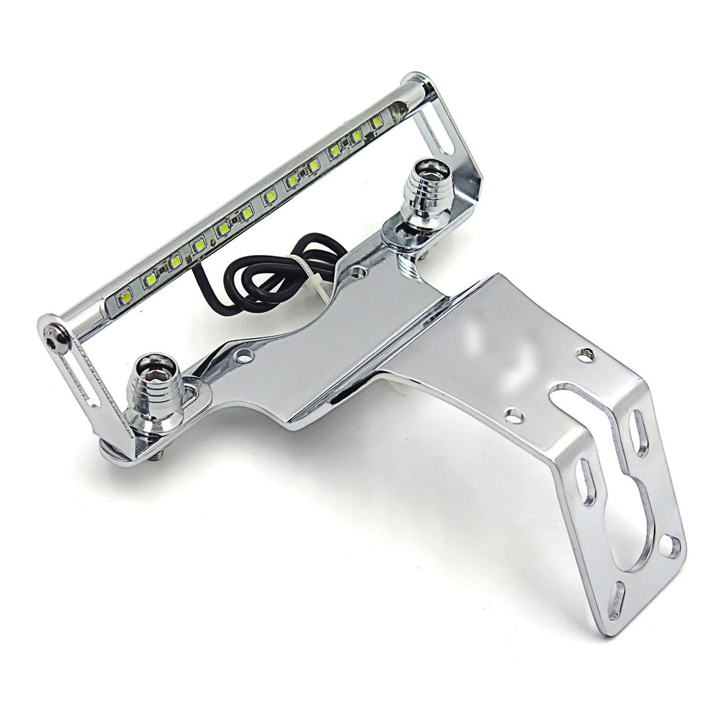 Chrome Fender Eliminator Tidy Tail with LED Light for Yamaha YZF R1 (2004–2015)