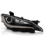 HID/Xenon Headlight w/ LED DRL Black Trim for Chrysler 200 (2015–2017)