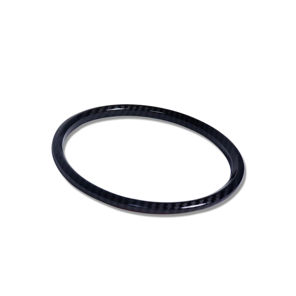 Carbon Fiber Look Speedometer Cover Ring for Ford Mustang (2015–2020)