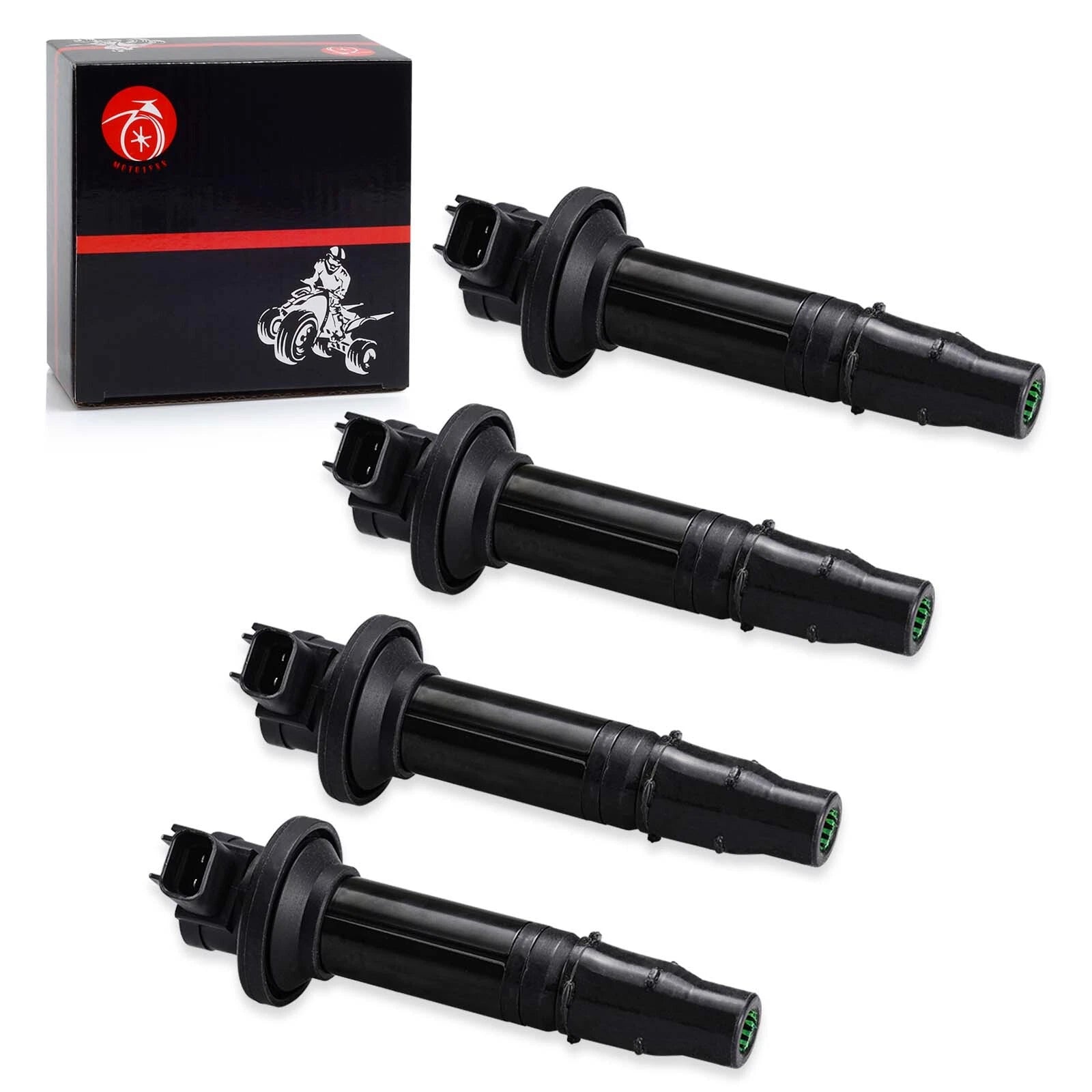 Set of 4 Ignition Coils for Yamaha YZF-R6 (1999–2002) 5EB-82310-00-00