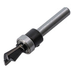 Set of 4 Shank Carbide Dovetail Router Bits with Bottom Bearing