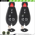 2X Keyless Entry Remote Fob for Dodge Grand Caravan (2008–2013)