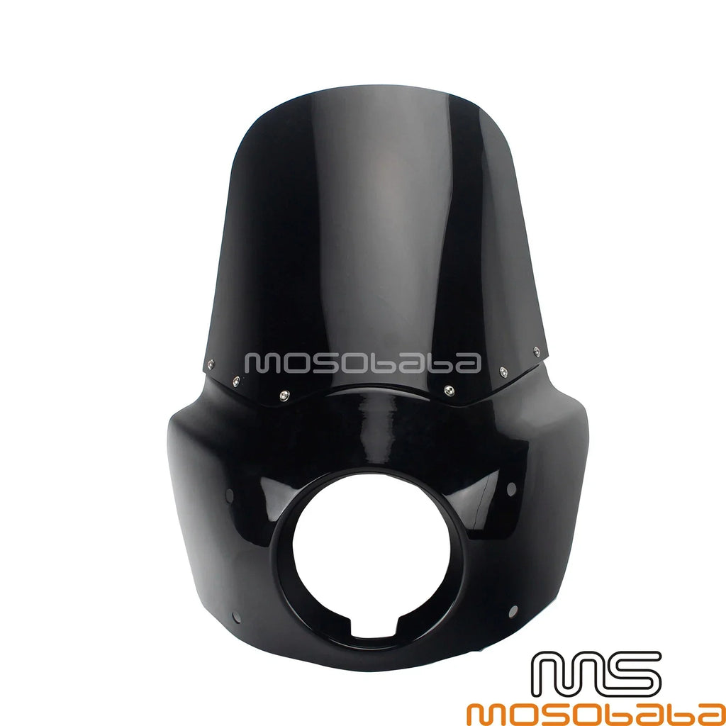 15" Dark Smoke Windshield Headlight Fairing for Harley Softail 114/117 (20+)