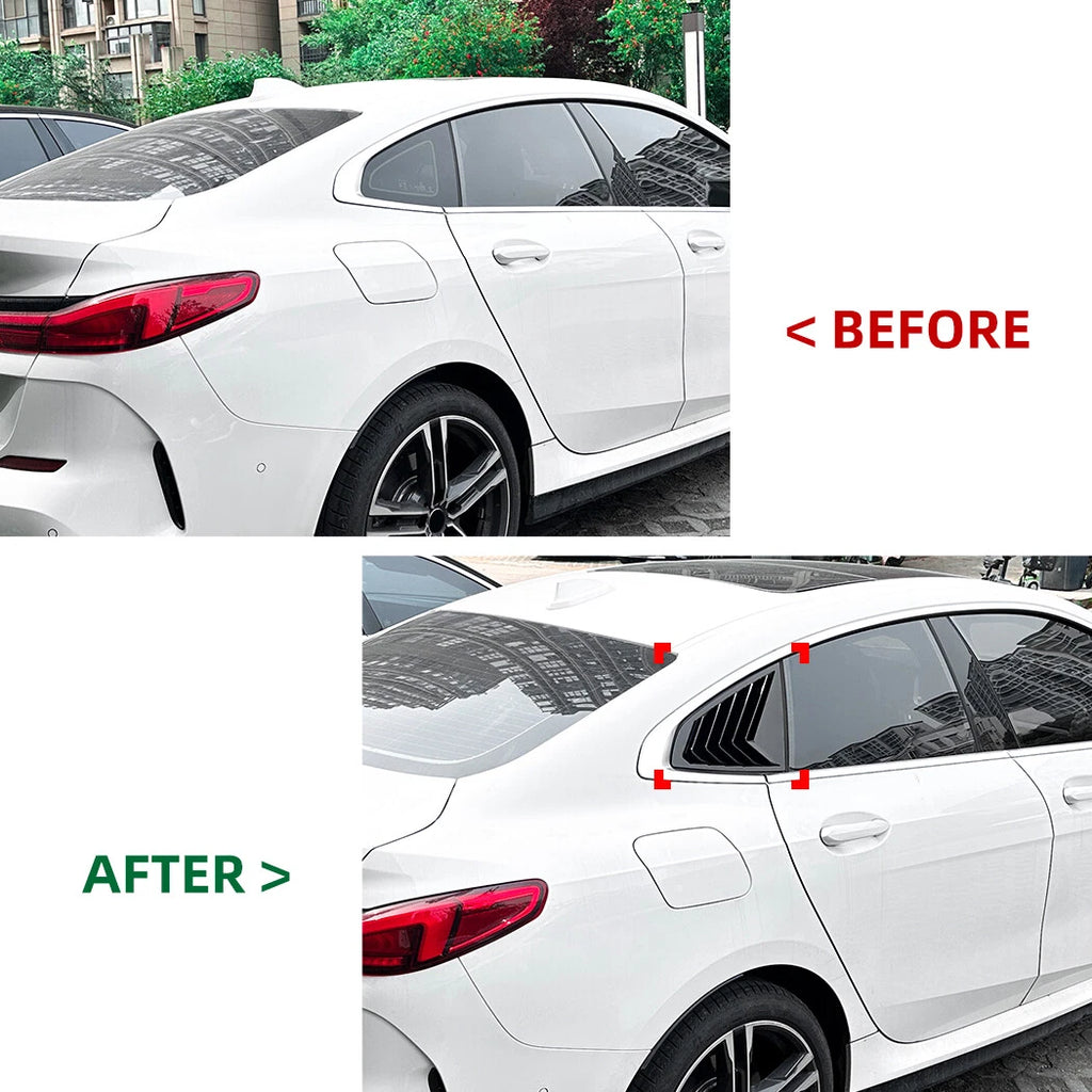 2PC Rear Side Window Louver Scoop Shade for BMW 2-Series F44 (2020–2023)