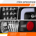 3D LED C-Bar Tail Light Brake Lamp for Chevy Silverado/GMC Sierra (1999–2003)
