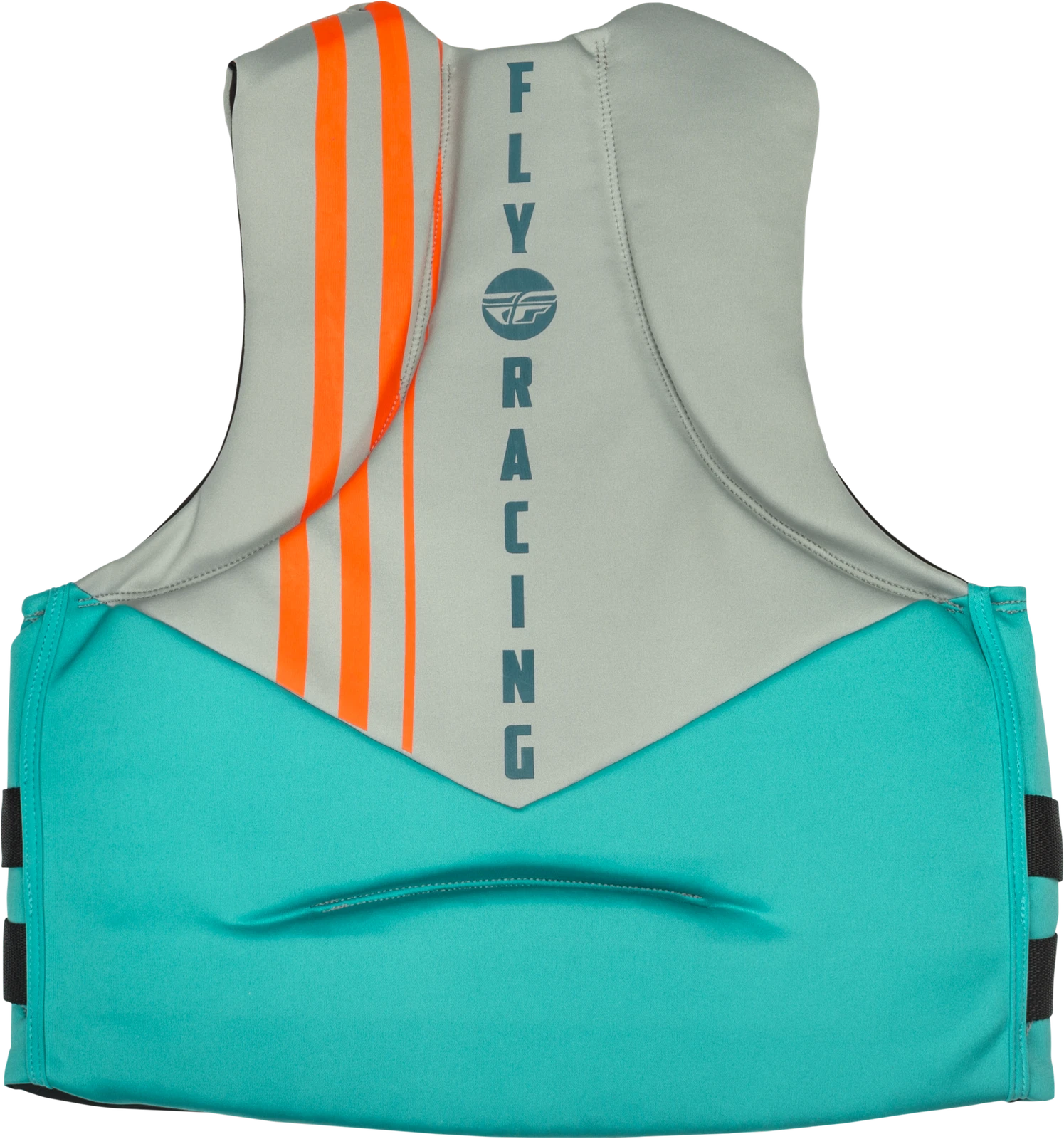 Fly Racing Neoprene Flotation Vest 3X-Large for Watercraft (Teal/Grey/Orange)