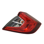 Replacement Passenger Side Outer Tail Light Assembly for 2016-2021 Honda Civic