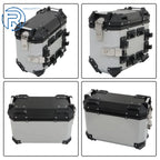 36L Hard Saddlebag Box Trunk for Motorcycle with Support Racks