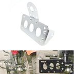 Chrome Side Mount License Plate Bracket for Harley-Davidson
