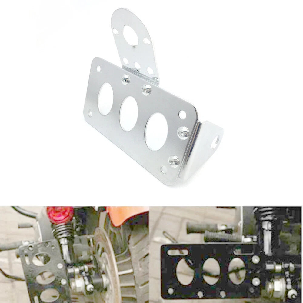 Chrome Side Mount License Plate Bracket for Harley-Davidson