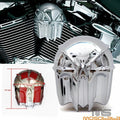 Skull Cowbell Horn Cover for Harley Dyna Softail Touring Bike (1992-2013)