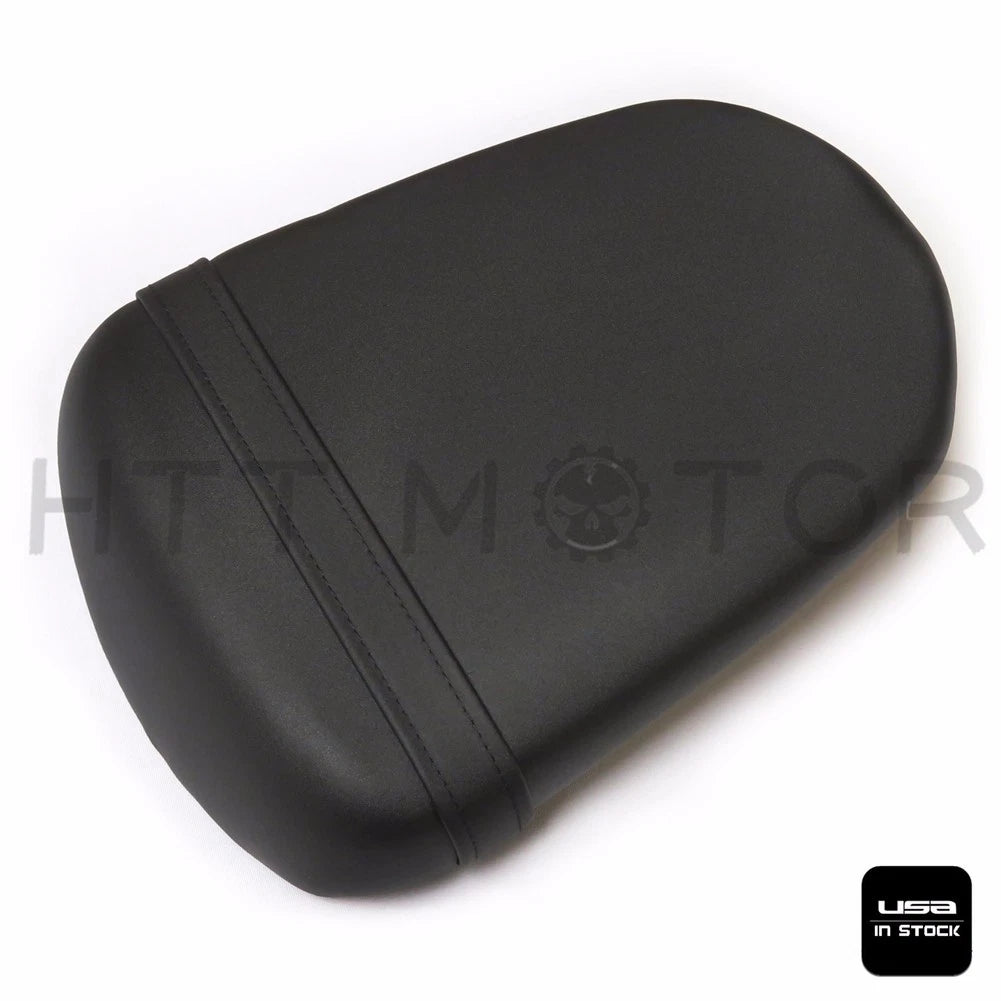Rear Leather Pillion Passenger Seat for Suzuki GSXR 600/750 (2008–2009) Black