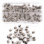 Set of 10 Glass Tube Fuses 5x20mm Quick Blow 0.1A-30A Assorted Kit