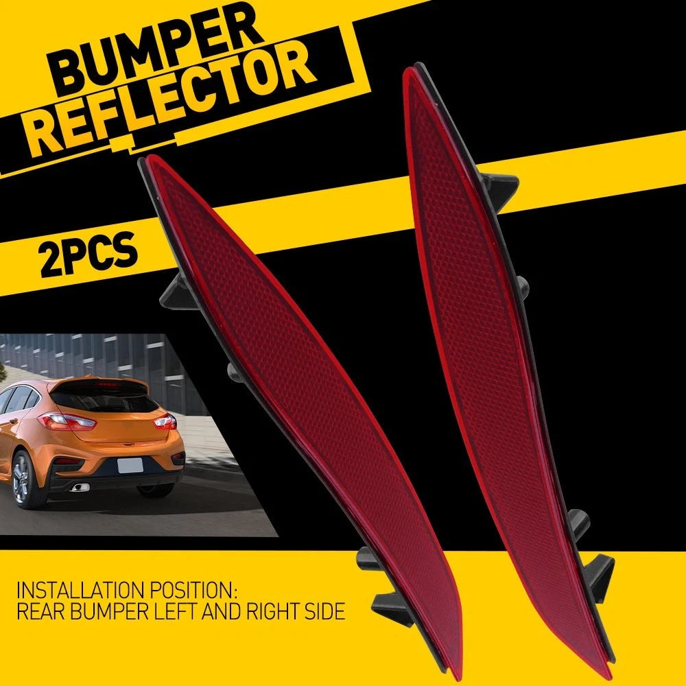 Bumper Reflector for Chevrolet Cruze (2016–2019) Passenger Driver Side EXV