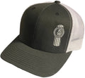 Snapback Mesh Cap for Kenworth Trucks (Classic Charcoal Gray & White)