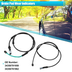 2X Brake Pad Wear Sensor for BMW 535i 528i 550i 535d (2011–2016) 34356791958