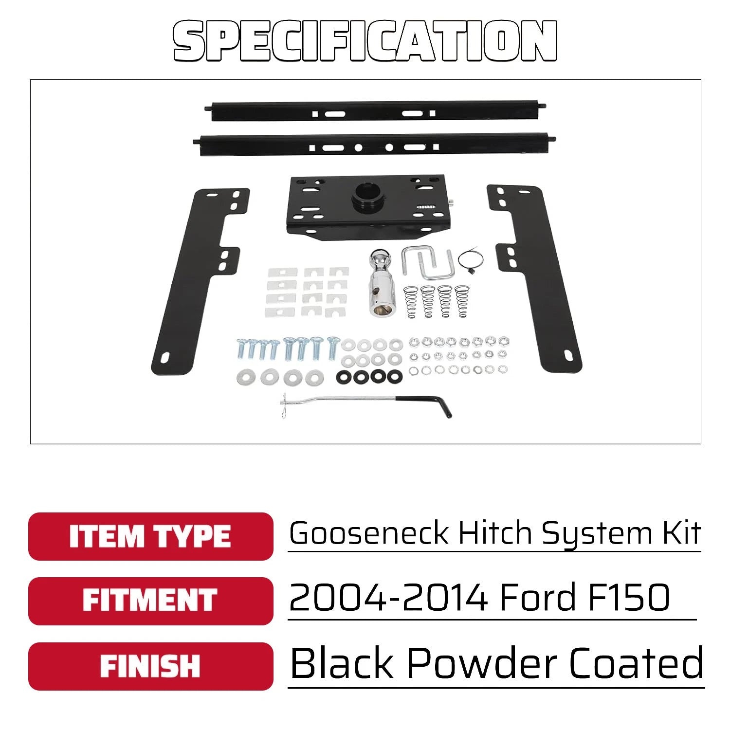 Gooseneck Trailer Hitch for Ford F150 (2004-2014)