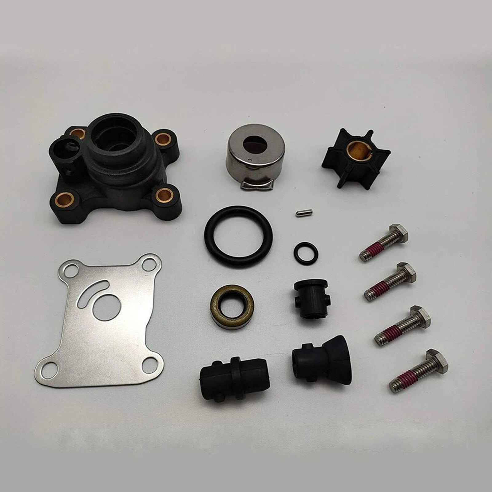 Water Pump Impeller Kit with Housing for Johnson Evinrude 9.9 15HP (394711)