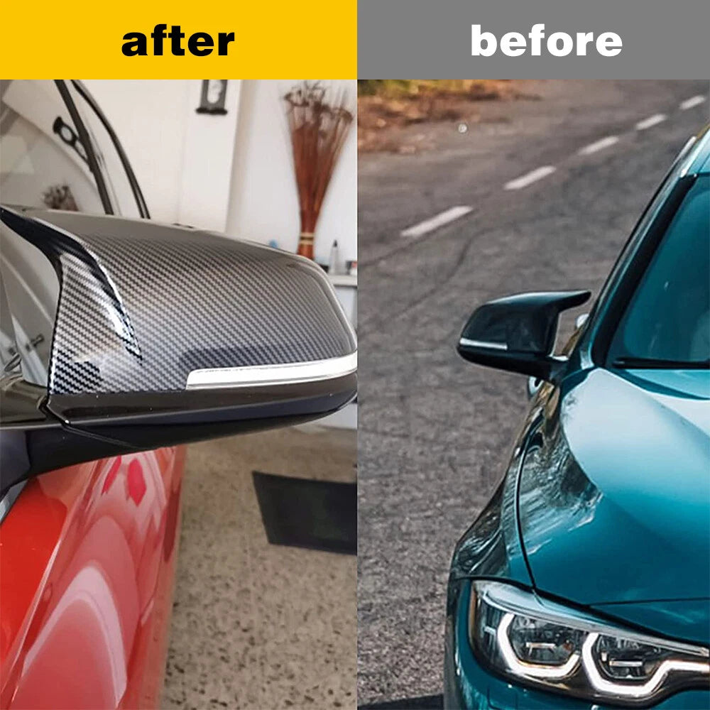 Carbon Fiber Wing Mirror Cover Cap for BMW (2012-2016)