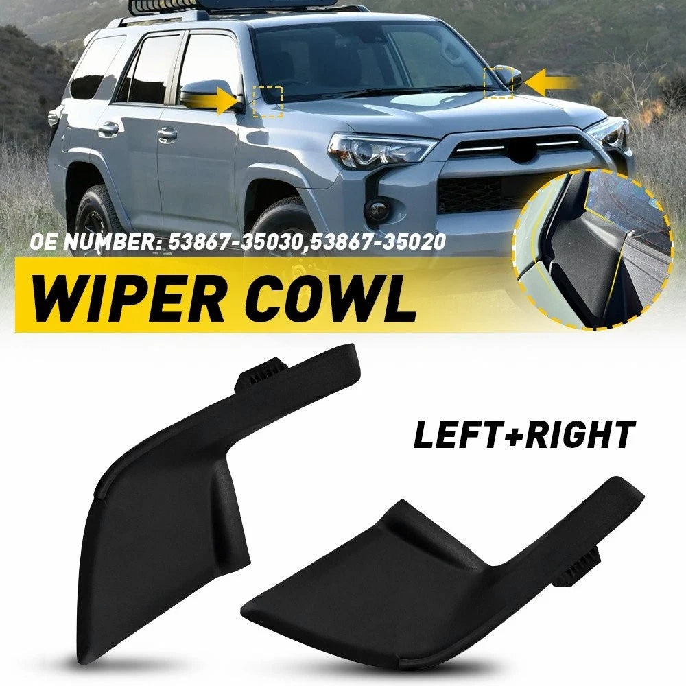 Pair Windshield Wiper Cowl Cover for Toyota 4Runner (2010–2023)
