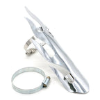 Muffler Pipe Heat Shield Cover for Motorcycle Chrome