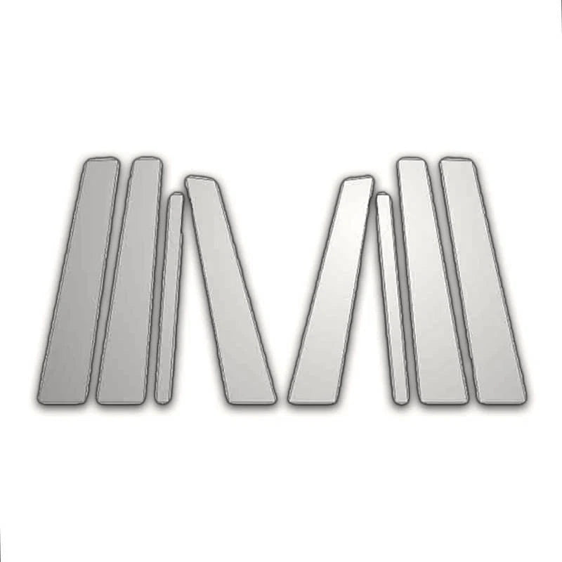 8Pc Chrome Pillar Post Covers for Mercedes GLK (2010–2015)