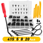 448PCS Plastic Rivets Fastener Push Clips for Universal Car Auto