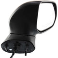 Power Mirror Set of 2 for Honda Civic (2006–2011) Textured Black Manual Folding