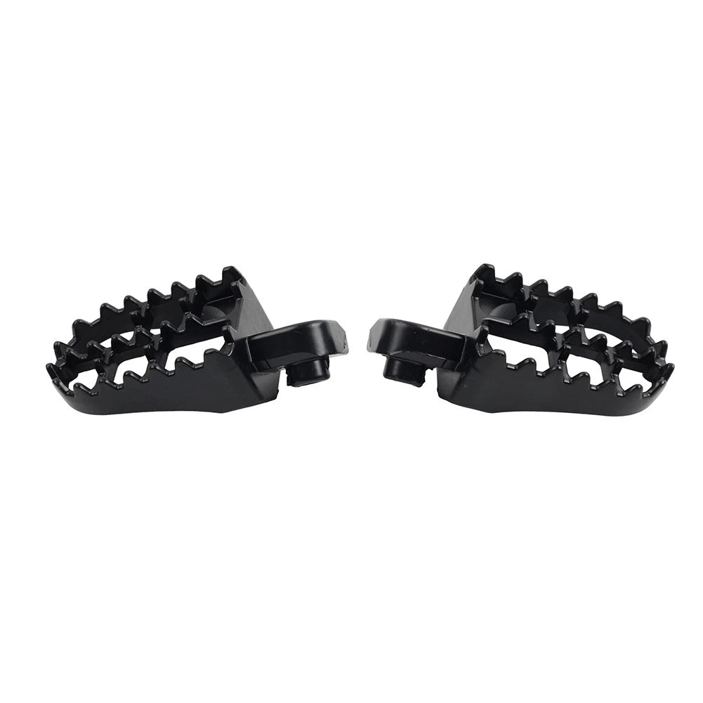 2X Black Front Footrest Foot Pegs for Suzuki V-Strom 650 DL650 (2004–2012)