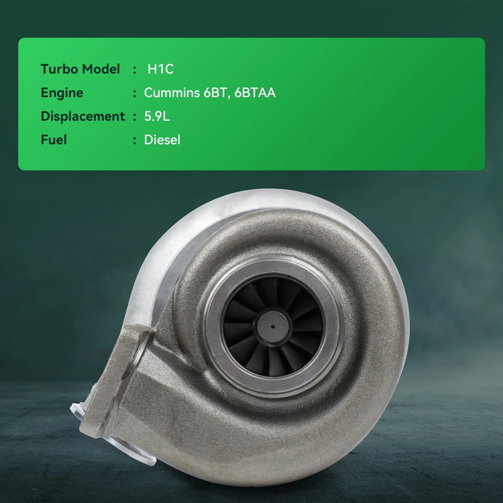 Turbo for Dodge D250 D350 W250 W350 Pickup (1991–1993) Cummins 6BT