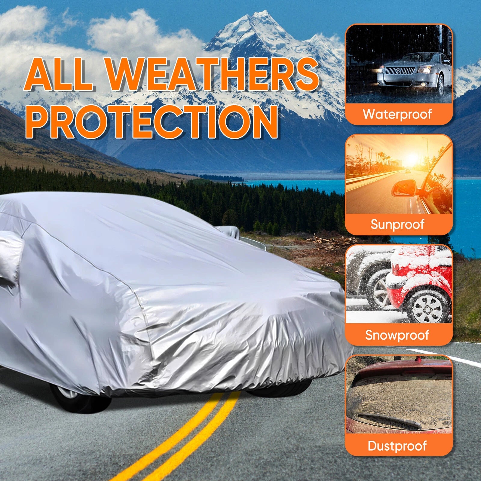 Car Cover for Mercedes-Benz SL-Class (Waterproof, Outdoor, UV Resistant)