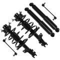 Front Struts Rear Shocks Sway Bars Kit for Kia Forte (2010–2013)