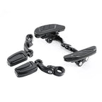 Passenger Floorboards & 1-1/4" Highway Footpegs for Harley Road Glide (93-25)