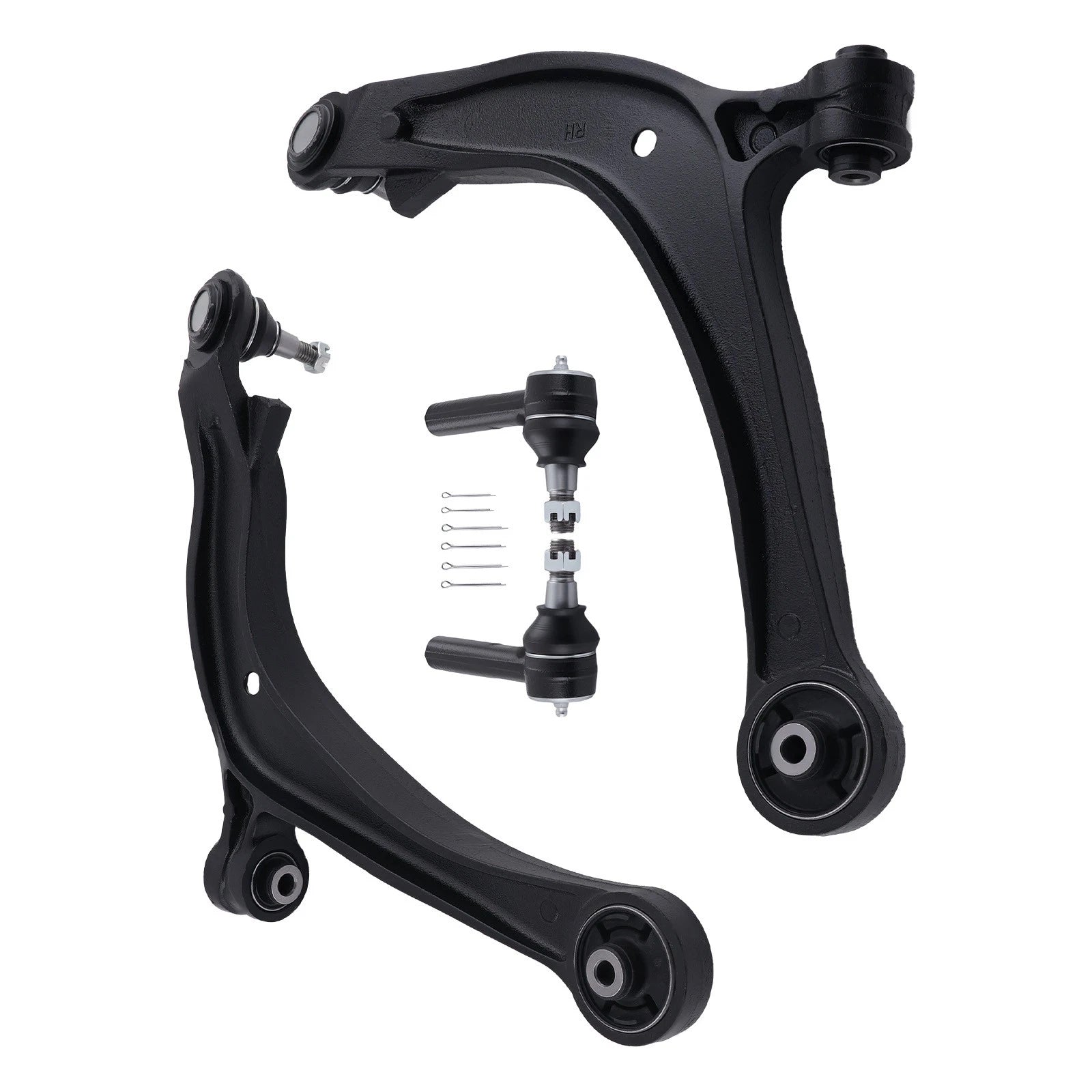Set of 4 Front Suspension Lower Control Arms Tie Rods for Honda Odyssey (2011–2017)