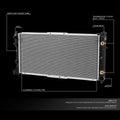 Aluminum Core Replacement Radiator for Mazda MX6 626 (1992–1997) DPI 1323