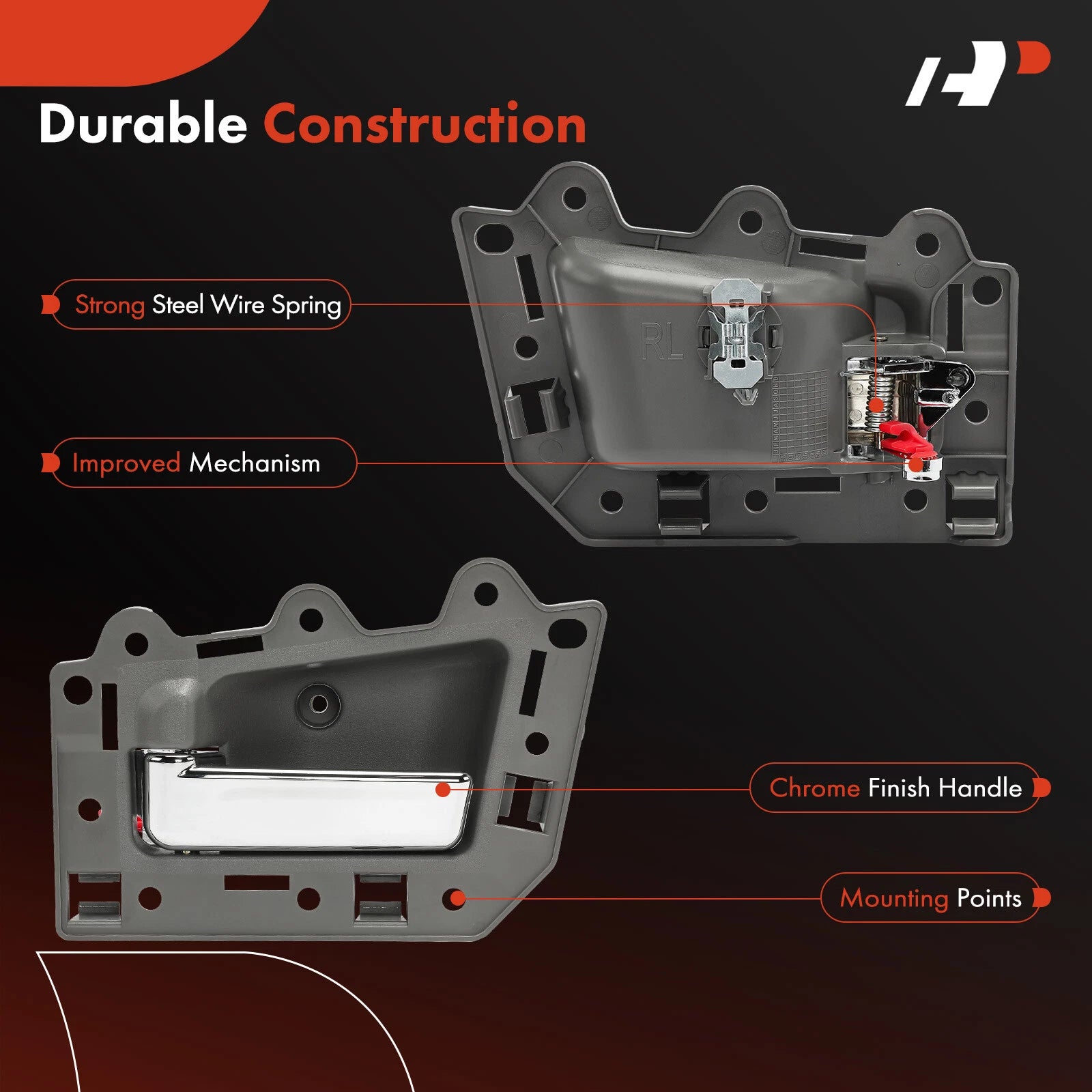 Set of 4 Interior Door Handles for Jeep Grand Cherokee