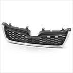Honeycomb Mesh Lower Grille w/Badge Slot + Chrome Trim for Subaru Forester (2014–2016)