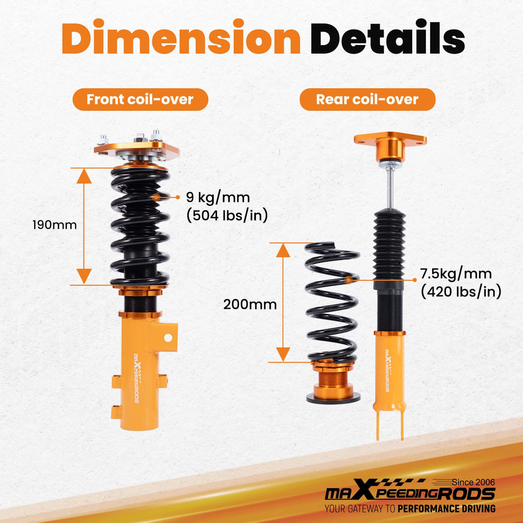 Coilovers Suspension Kit for Kia Optima (2011–2015)