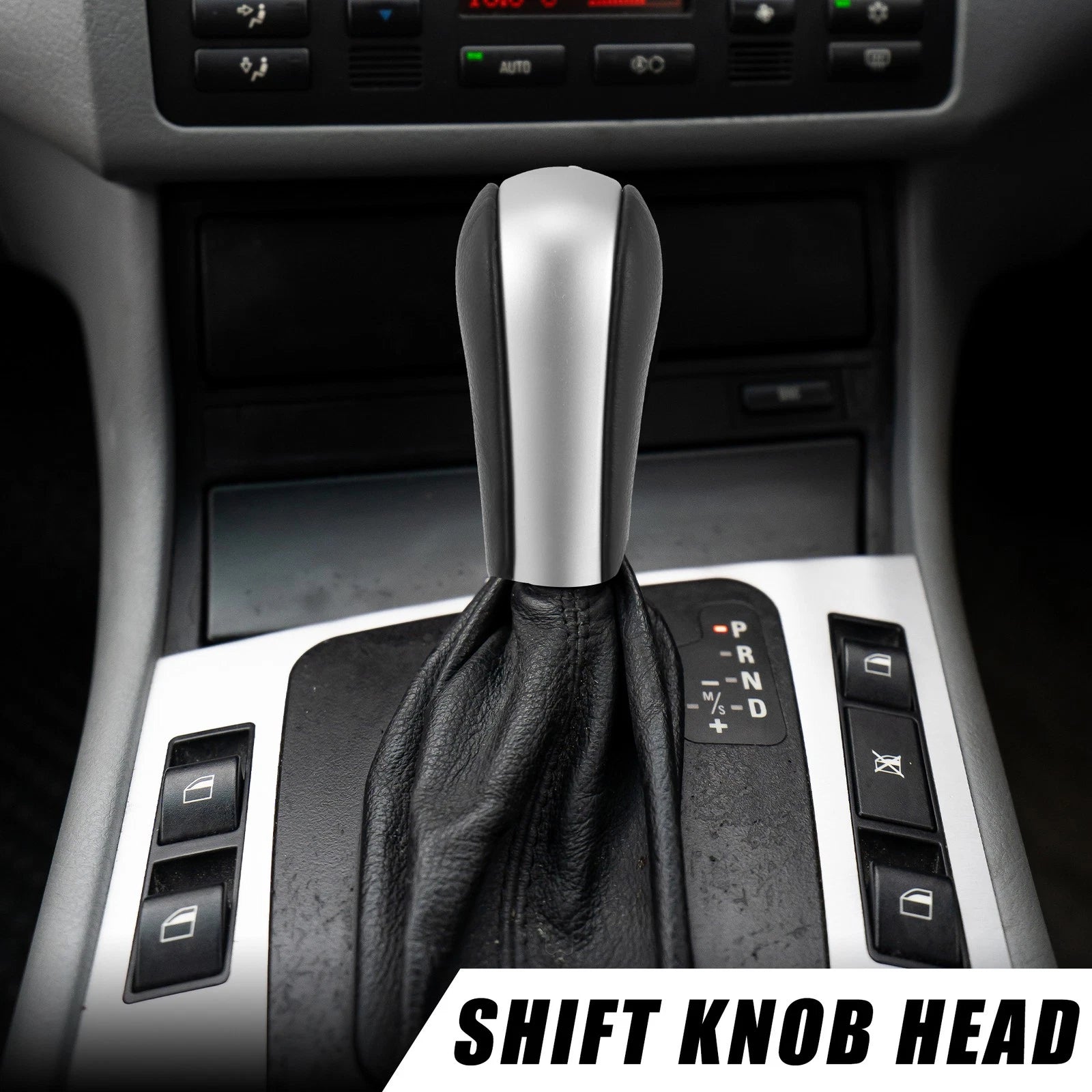Faux Leather Gear Knob for BMW X5 2000–2006, BMW 525i Matte