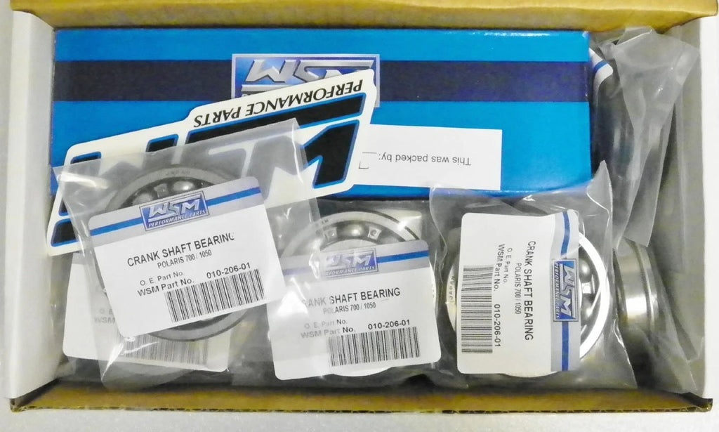 WSM Crankshaft Rebuild Kit for Polaris 1200 PWC (2001–2004) 010-338-01