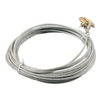 1/4" Galvanized Steel Winch Cable 50 Ft 7x19 Strands with 5/16" Hook