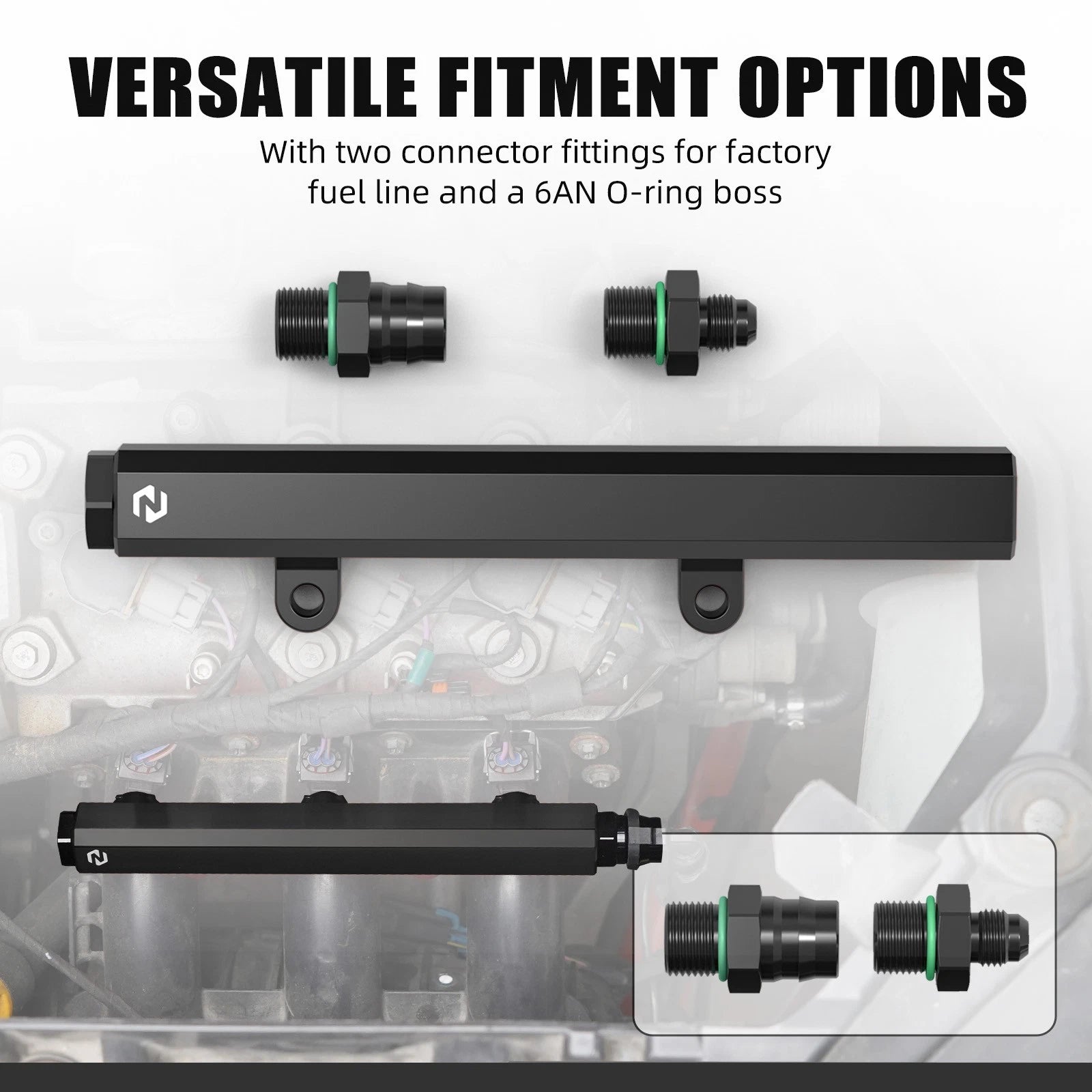NICECNC Racing Fuel Rail for Can-Am Maverick X3 RR (2020–2023)