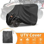 Waterproof UTV Cover for Honda Pioneer 1000-5 Black 210D-PU (2016-2023)