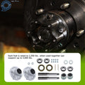 Set of 2 Trailer Axle Kits for 4 on 4" Bolt Idler (Compatible Models)