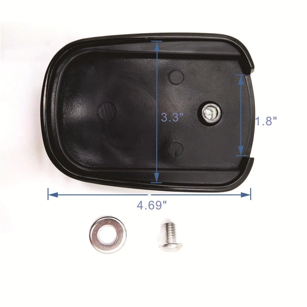 Slipstream Large Brake Pedal Pad for Harley Dyna FLD/Softail (2012–2017)