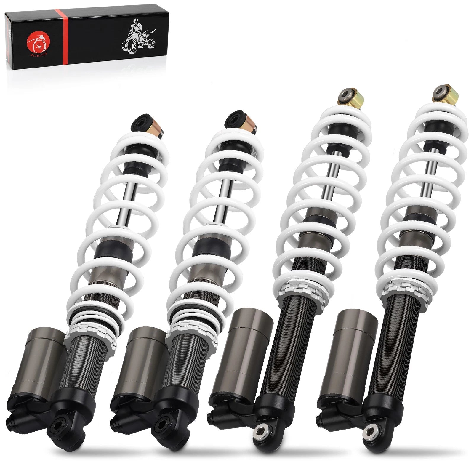 Set of 2 Front & Rear Air Shock Absorbers for Polaris RZR S 800 EFI (2009–2012)