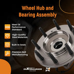 Set of 2 Front Wheel Hub Assembly for GMC Chevy HD (2011–2019) BR930824