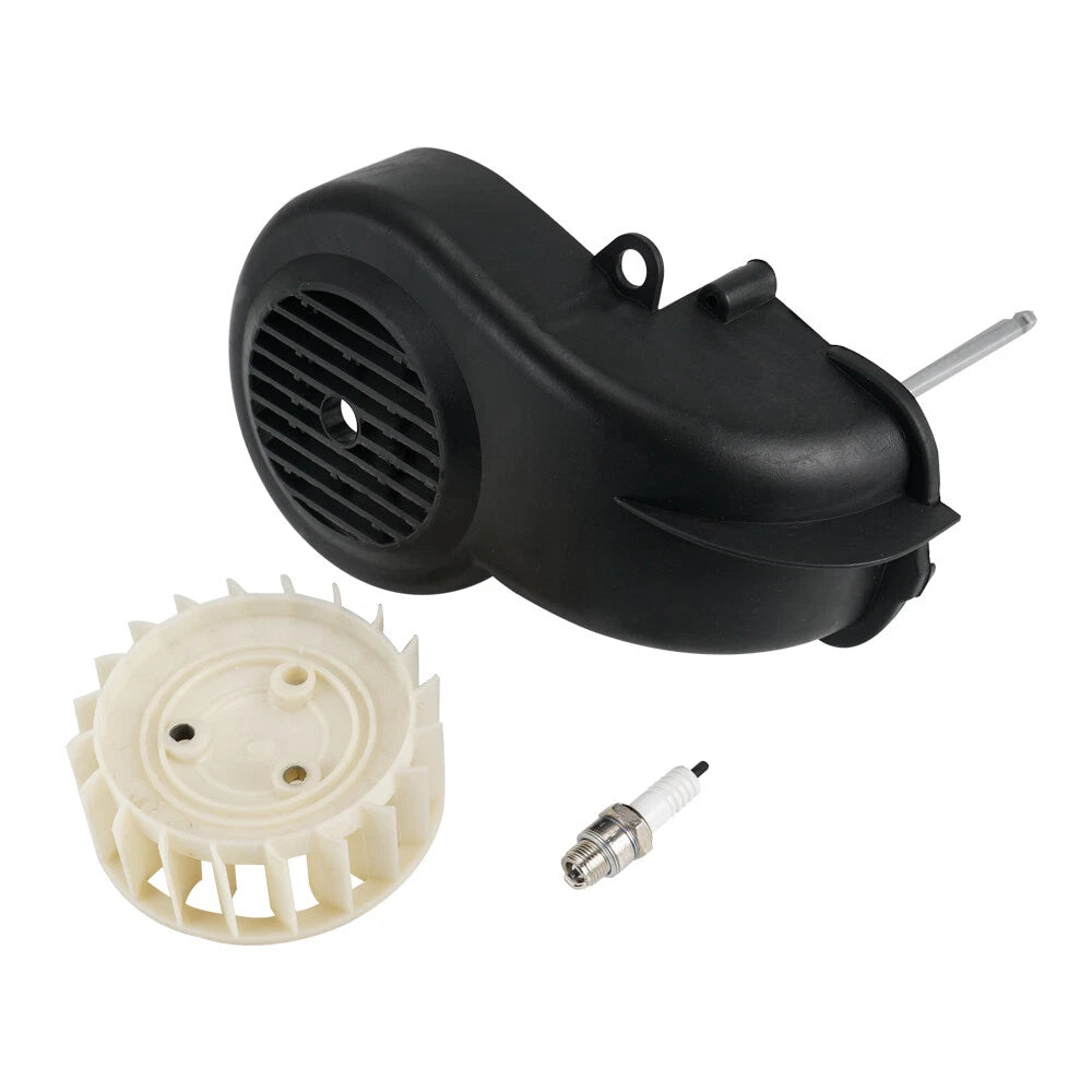 ATV Air Cooling Fan Cover with Spark Plug for Polaris E-Ton Dinli 90 (1990–1999)