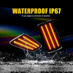 Dynamic Yellow LED Side Markers for Jeep Wrangler TJ (1997–2006)